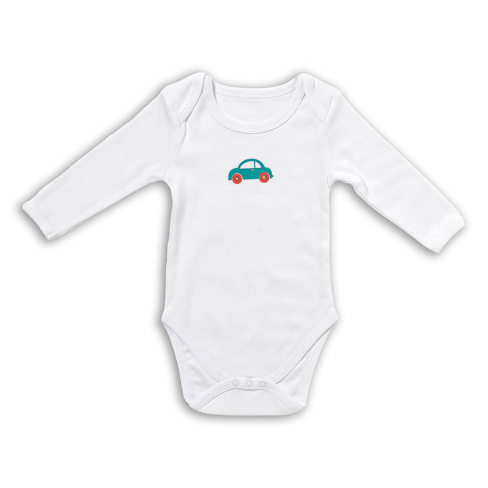 Organic Long Sleeve Baby Body - 3-pack