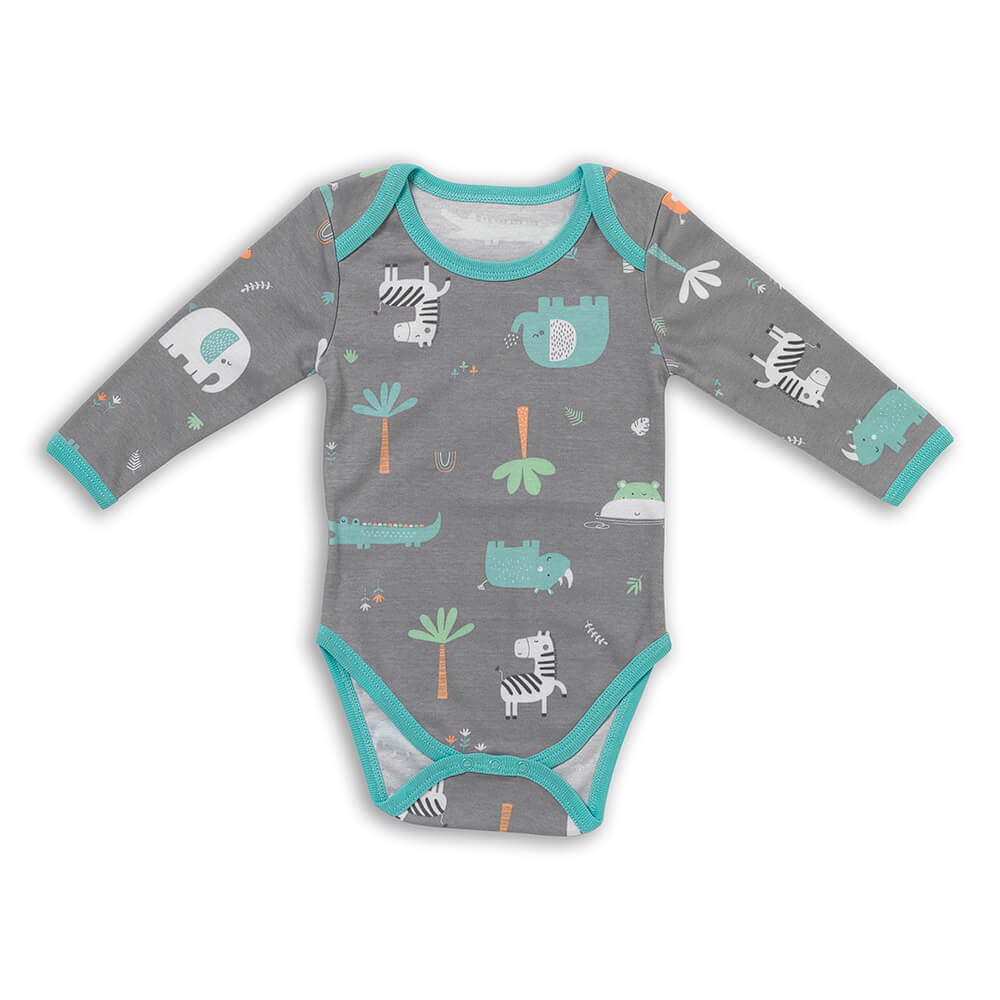 Organic Long Sleeve Baby Body - 3-pack