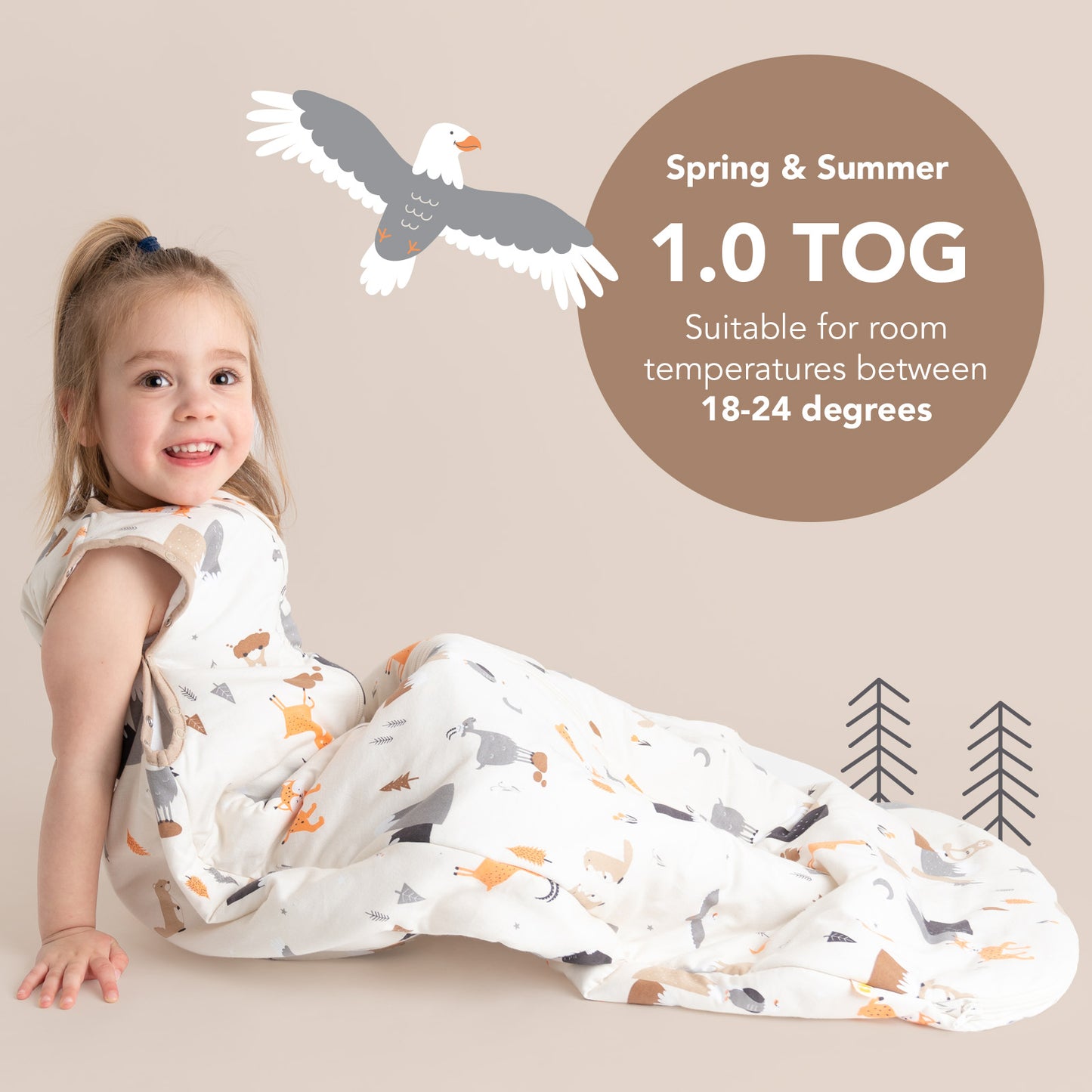 Baby Sleeping Bag - 1.0 TOG