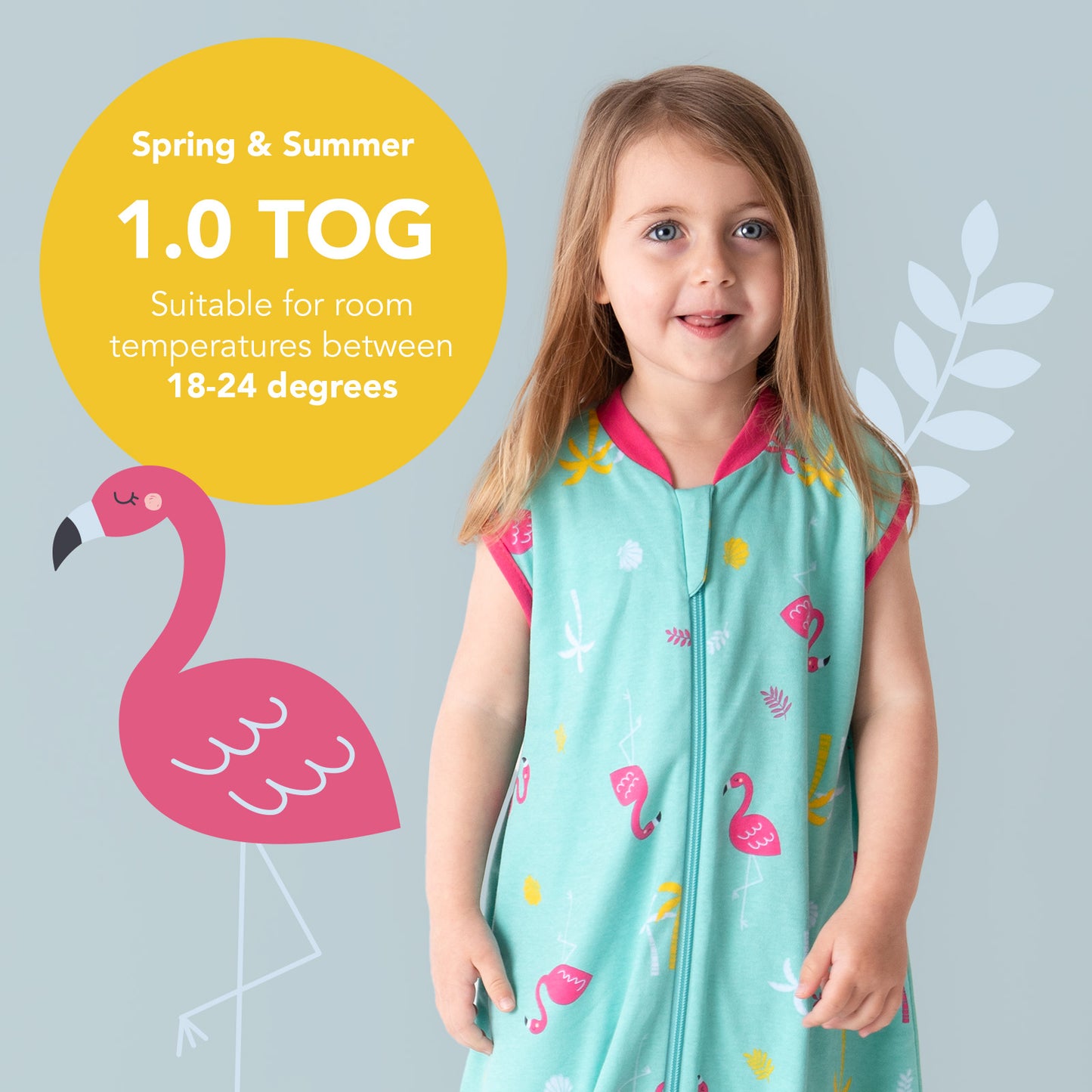 Organic Baby Sleeping Bag - 1.0 TOG