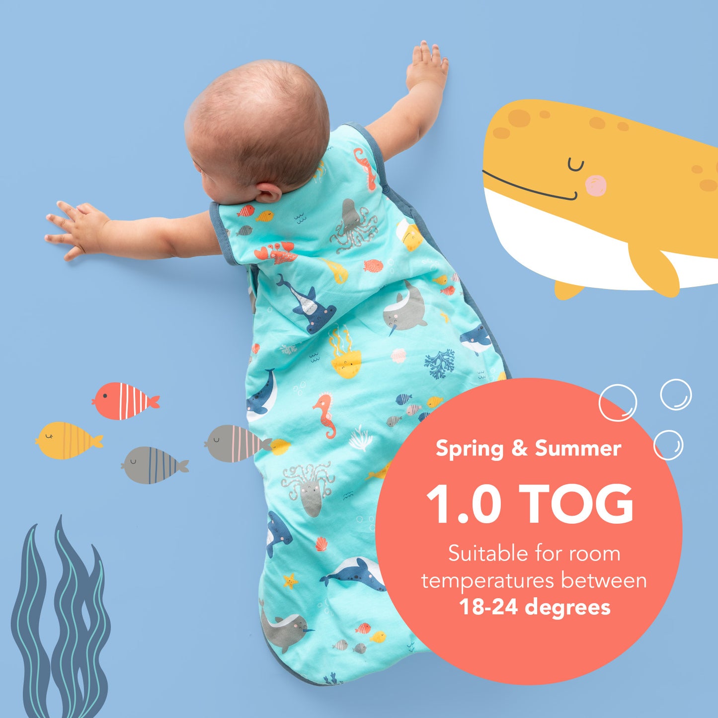 Baby Sleeping Bag - 1.0 TOG