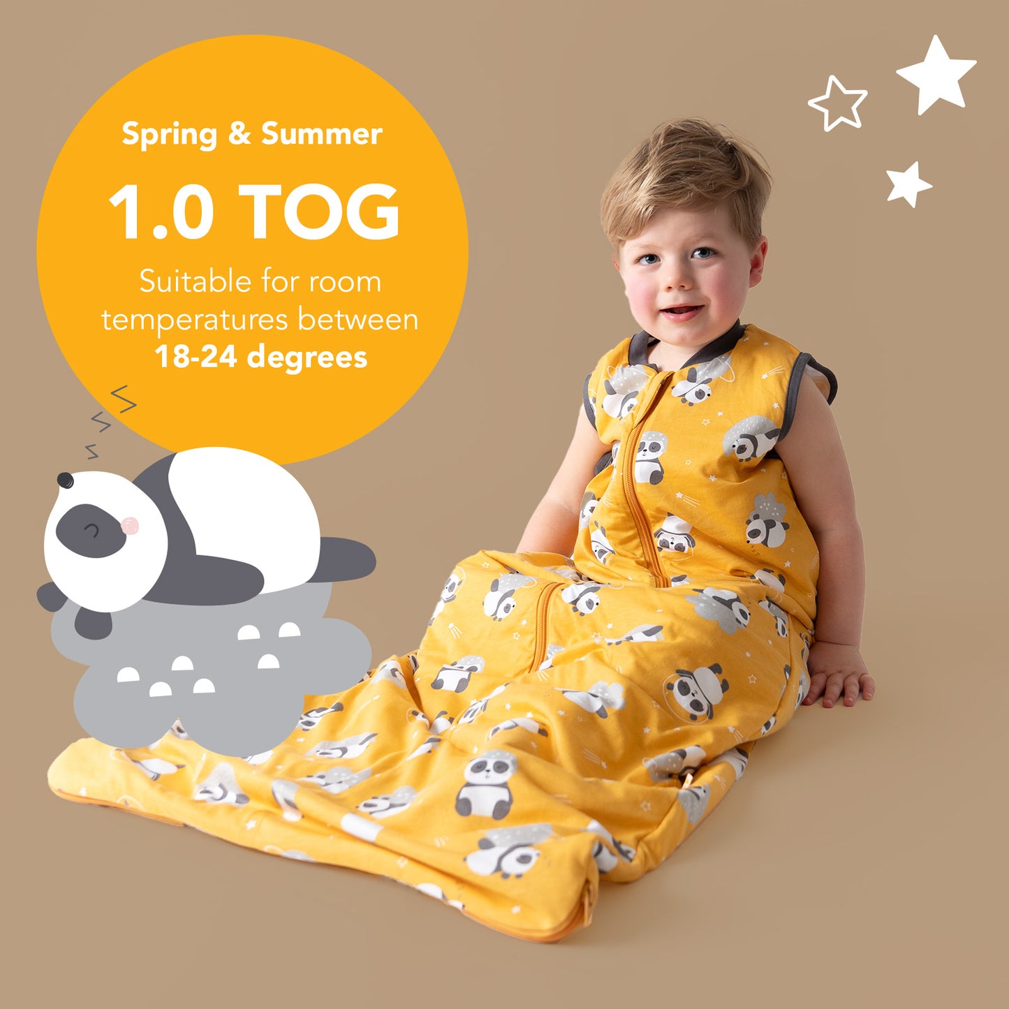 Baby Sleeping Bag - 1.0 TOG