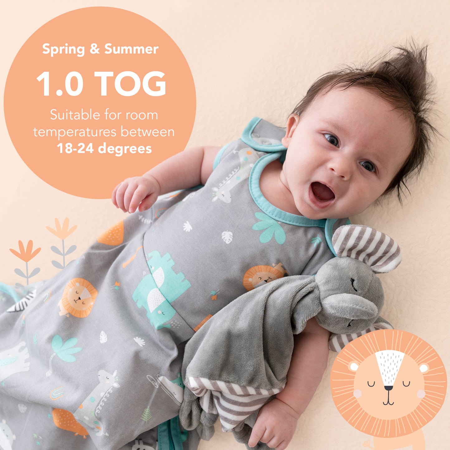 Baby Sleeping Bag - 1.0 TOG