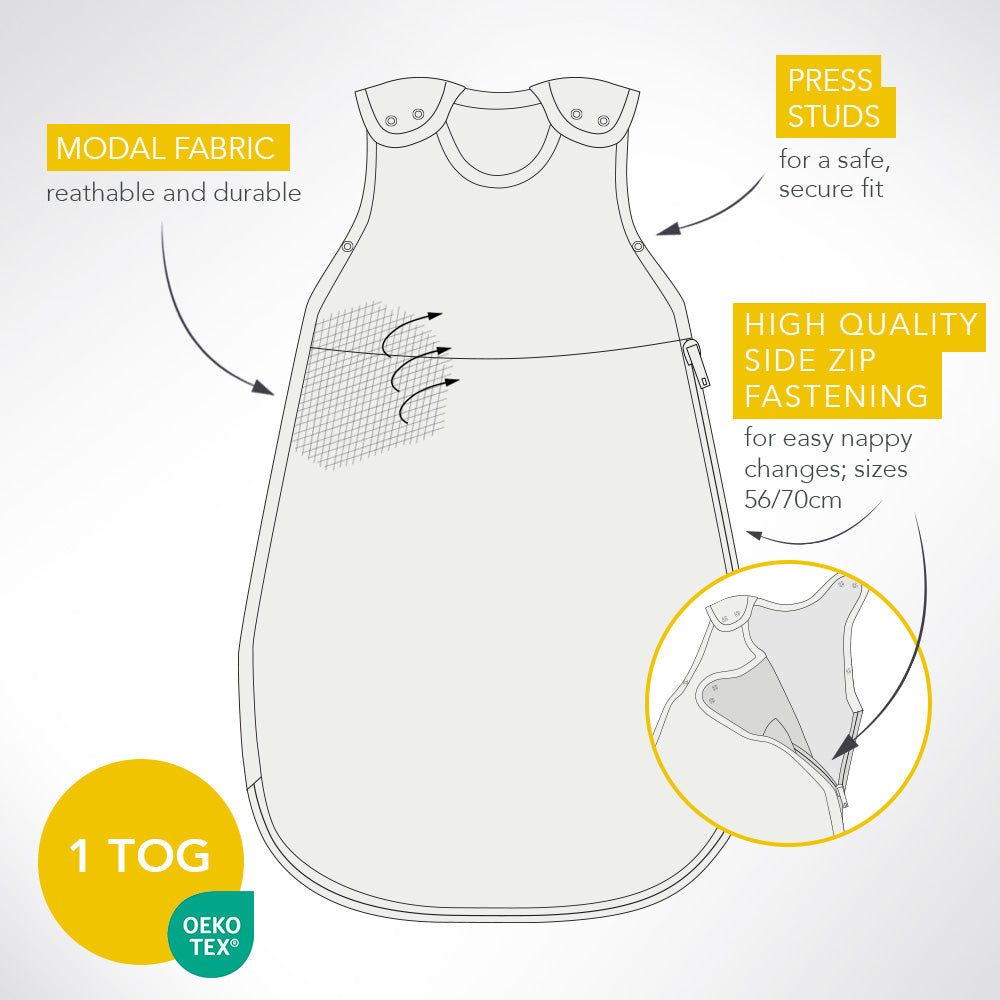 Baby Sleeping Bag - 1.0 TOG