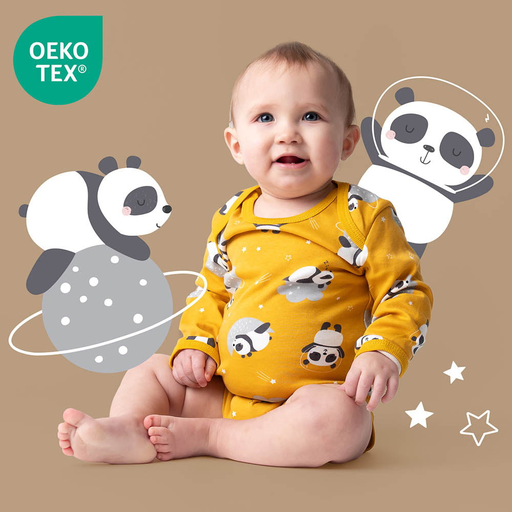 Organic Long Sleeve Baby Body - 3-pack