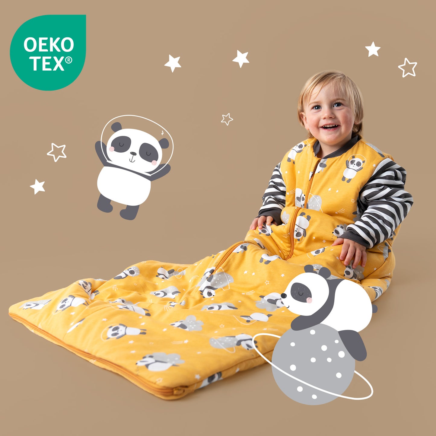 Long Sleeve Baby Sleeping Bag - 3.5 TOG