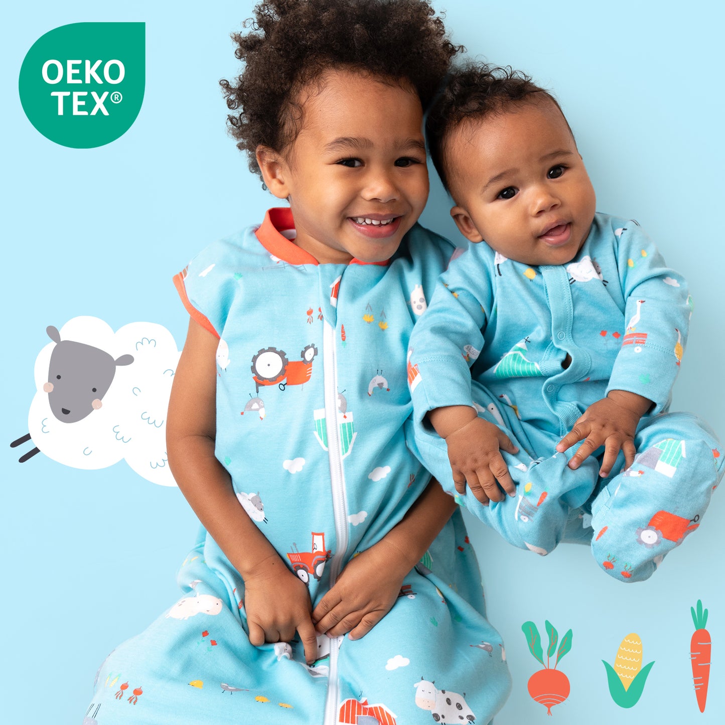 Organic Baby Sleeping Bag - 1.0 TOG