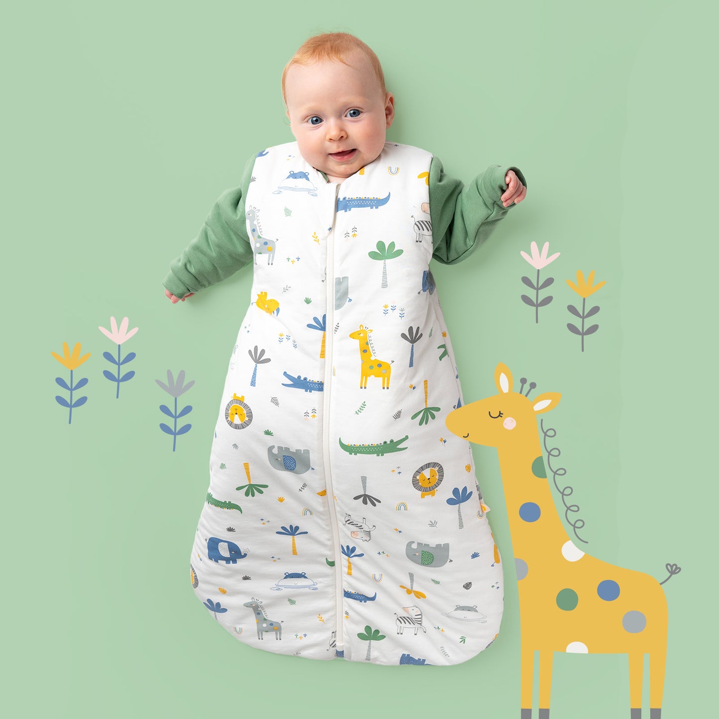 Long Sleeve Baby Sleeping Bag - 3.5 TOG