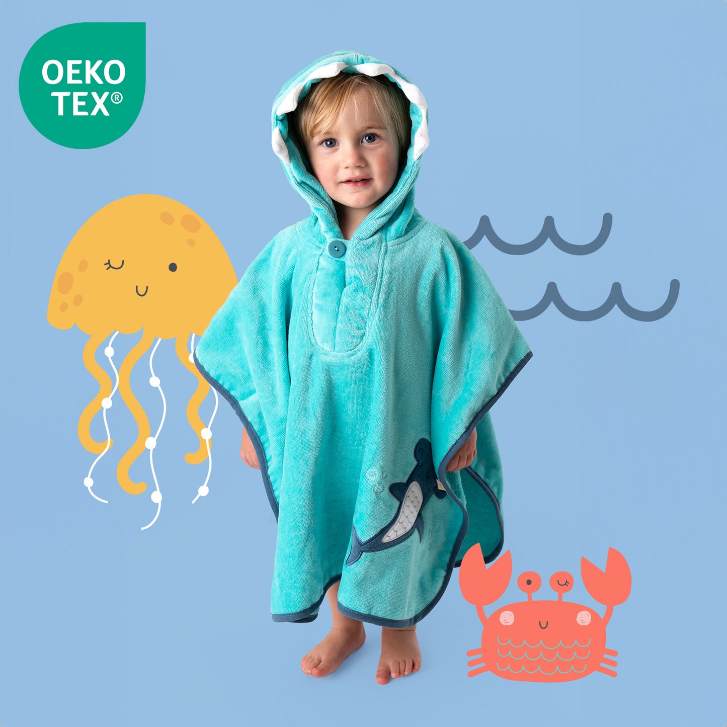 Hooded Bath Poncho