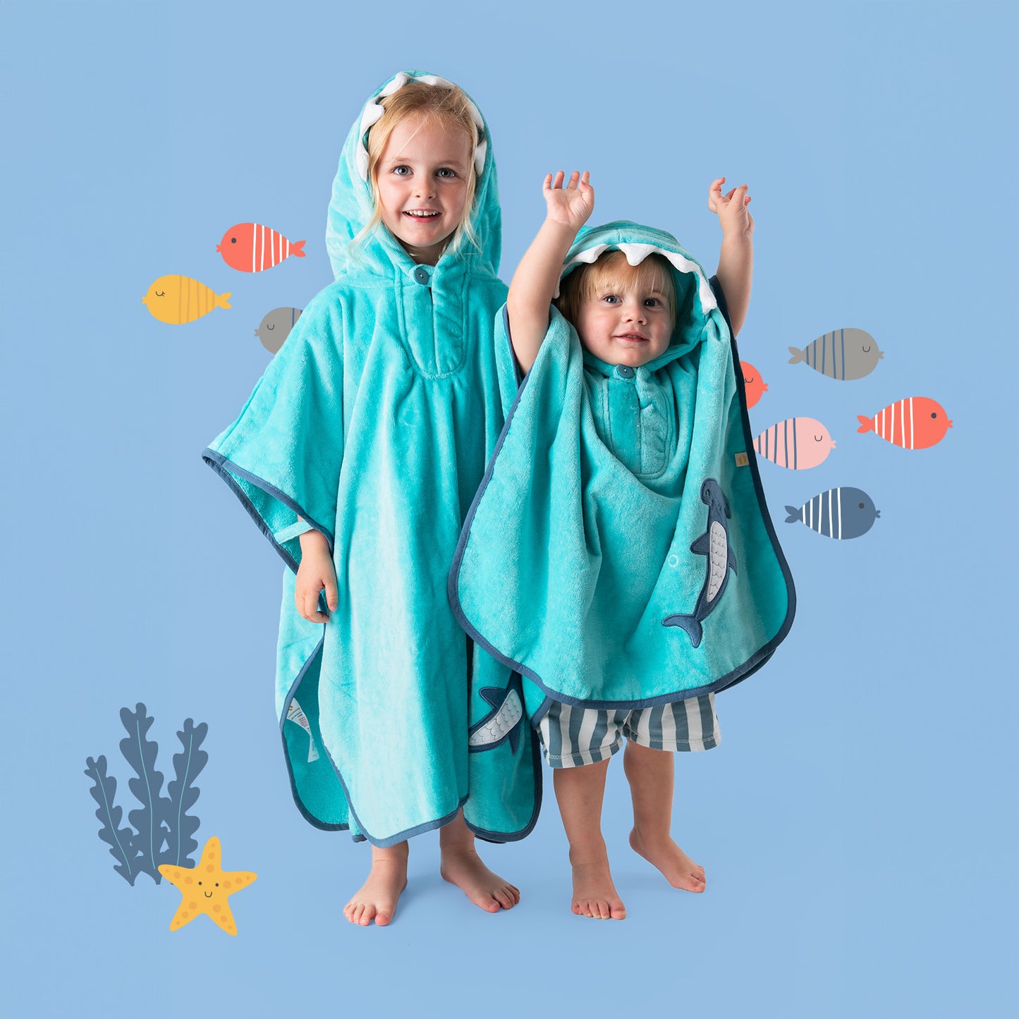 Hooded Bath Poncho