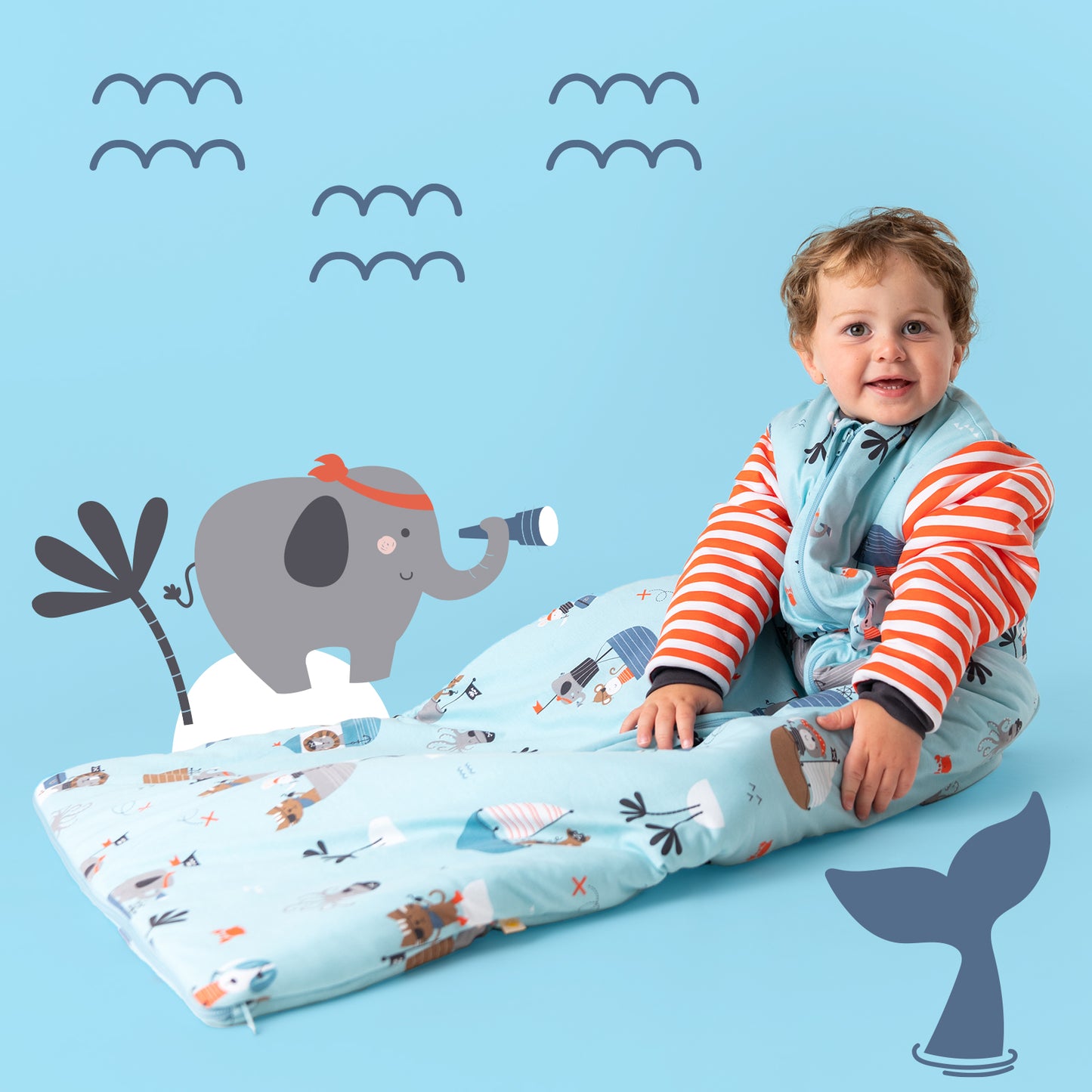 Long Sleeve Baby Sleeping Bag - 3.5 TOG